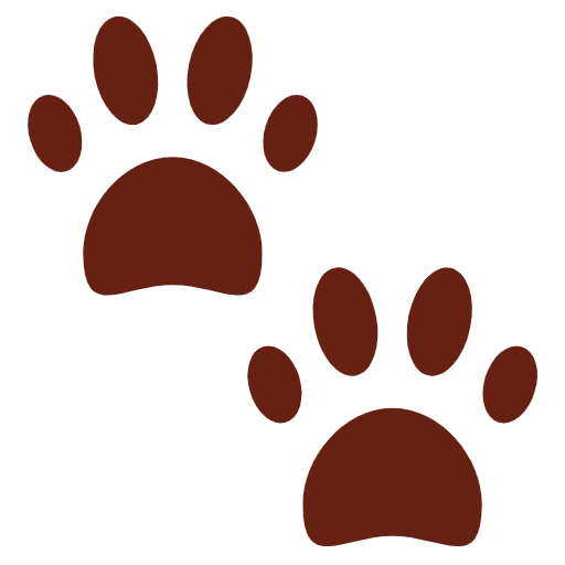 Paw Prints Emoji from Twemoji Emoji Set