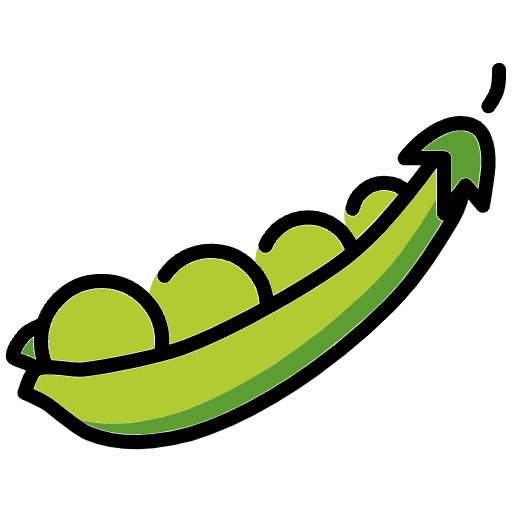 Pea Pod Emoji from OpenMoji Emoji Set