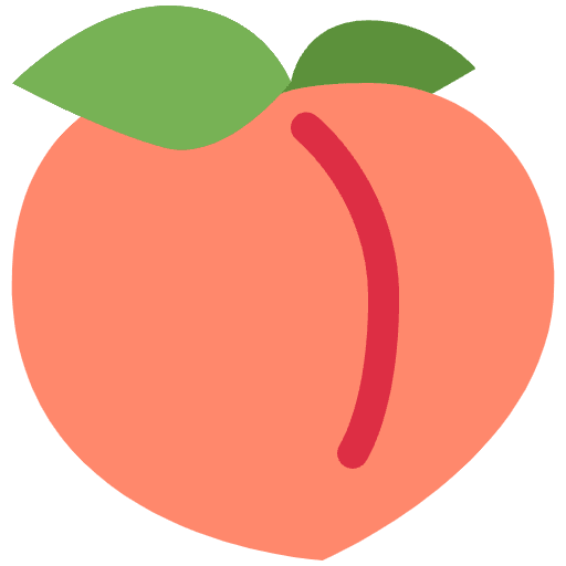 Peach Element from Twemoji Emoji Set