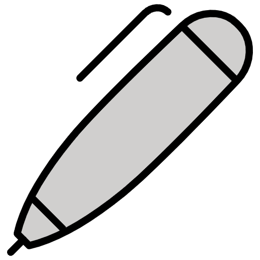 Pen Emoji from OpenMoji Emoji Set