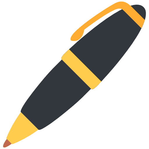 Pen Emoji from Twemoji Set