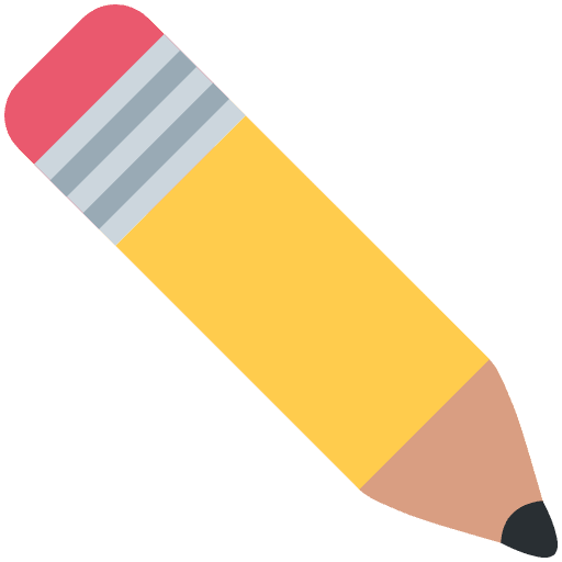 Pencil Emoji from Twemoji Set