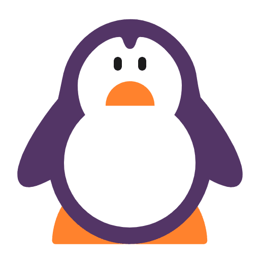 Penguin Flat Emoji from Fluent Emoji Flat Set