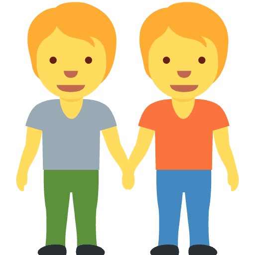 People Holding Hands Element from Twemoji Emoji Set