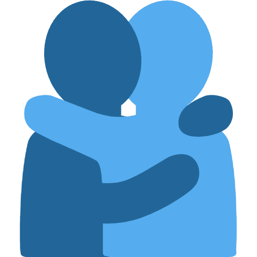 People Hugging Element from Twemoji Emoji Set