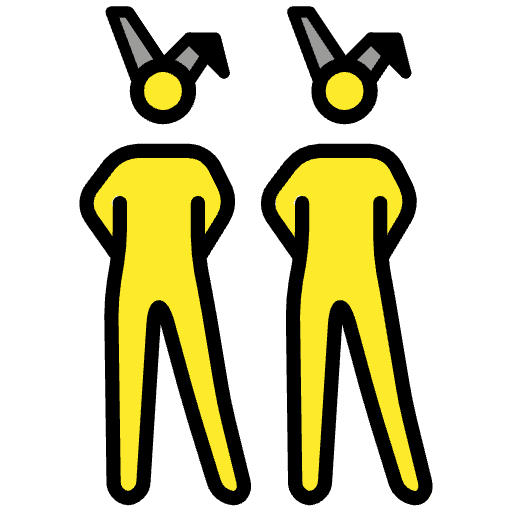 People With Bunny Ears Element from OpenMoji Emoji Set