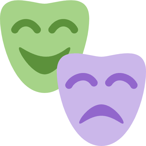 Performing Arts Emoji from Twemoji Set