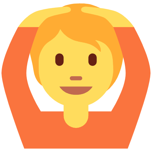 Person Gesturing Ok Element from Twemoji Emoji Set