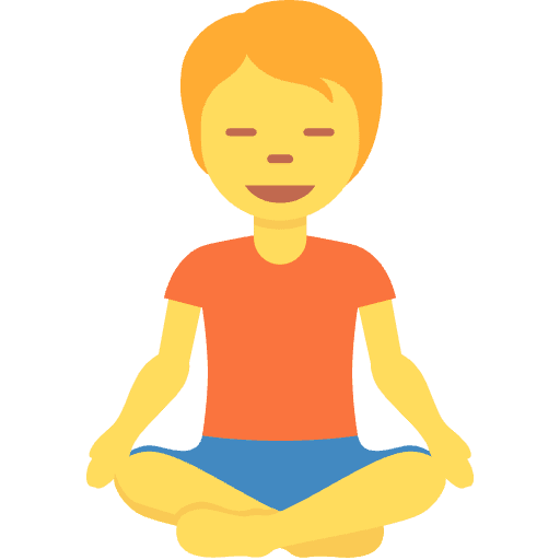 Person In Lotus Position Emoji from Twemoji Set