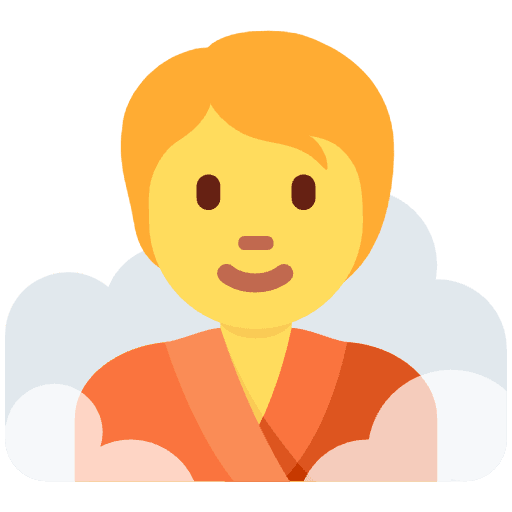 Person In Steamy Room Emoji from Twemoji Set