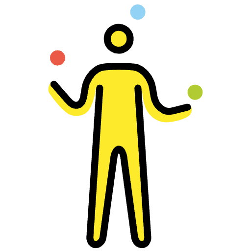 Person Juggling Emoji from OpenMoji Set