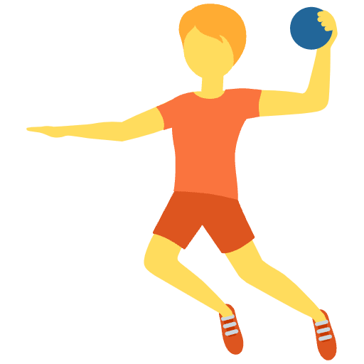 Person Playing Handball Emoji from Twemoji Emoji Set