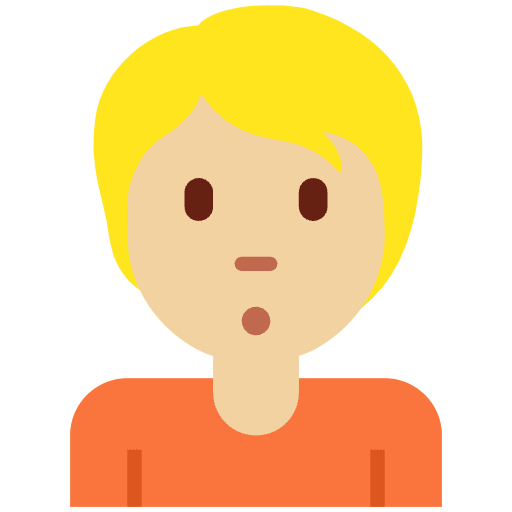Person Pouting Medium Light Skin Tone Element from Twemoji Emoji Set