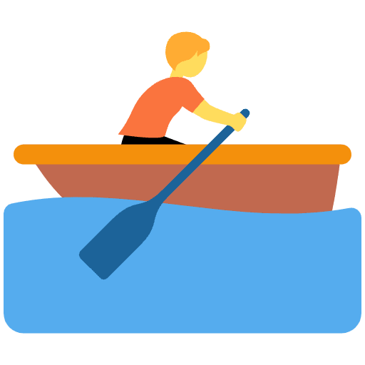 Person Rowing Boat Emoji from Twemoji Set