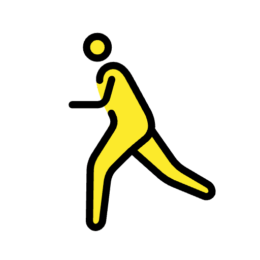 Person Running Emoji from OpenMoji Set