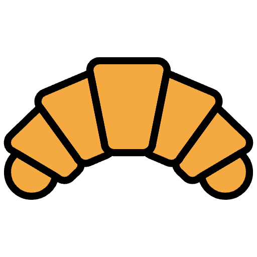 Croissant Element from OpenMoji Emoji Set