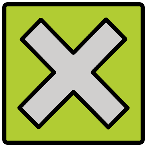 Cross Mark Button Emoji from OpenMoji Emoji Set