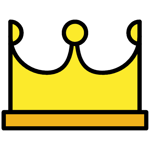 Crown Emoji from OpenMoji Set