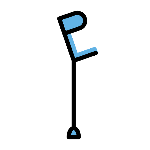 Crutch Element from OpenMoji Emoji Set