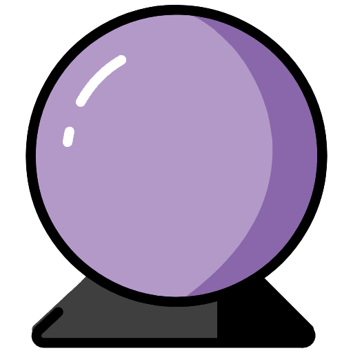 Crystal Ball Element from OpenMoji Emoji Set