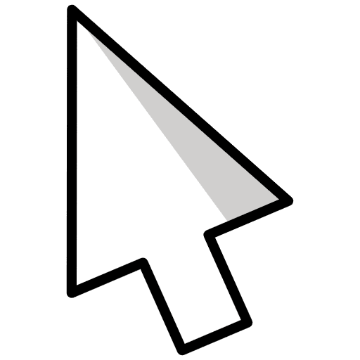 Cursor Emoji from OpenMoji Emoji Set