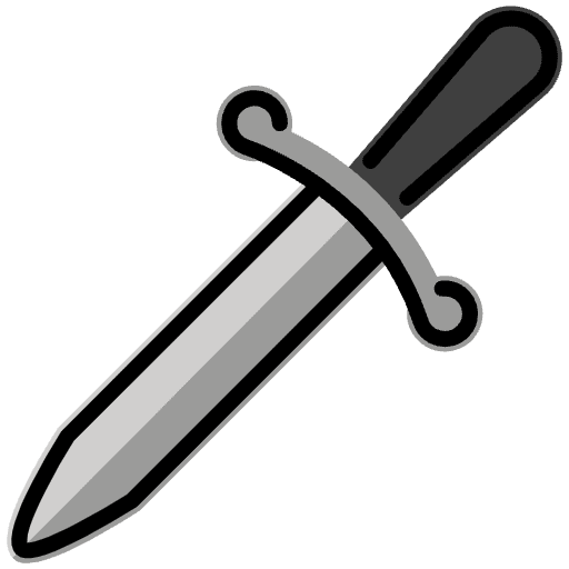 Dagger Element from OpenMoji Emoji Set