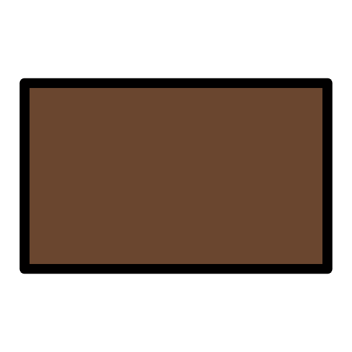 Deep Brown Flag Emoji from OpenMoji Emoji Set