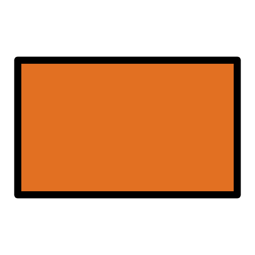 Deep Orange Flag Emoji from OpenMoji Set