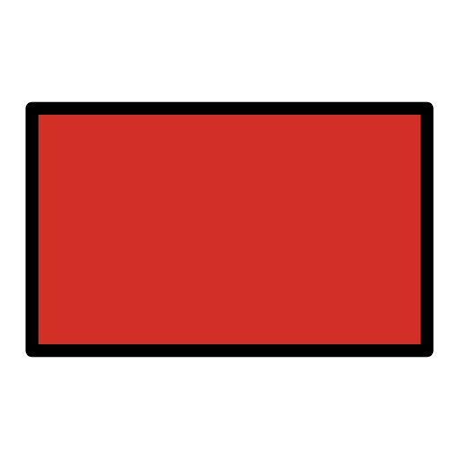Deep Red Flag Emoji from OpenMoji Emoji Set