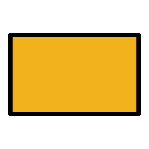 Deep Yellow Flag Emoji from OpenMoji Emoji Set