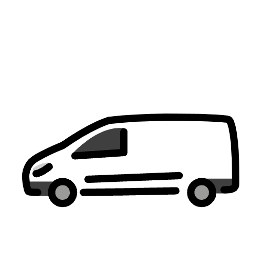 Delivery Truck Emoji from OpenMoji Emoji Set
