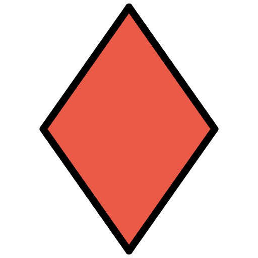 Diamond Suit Emoji from OpenMoji Set
