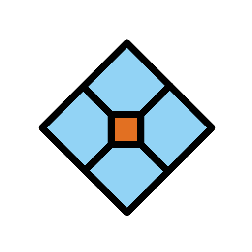Diamond With A Dot Emoji from OpenMoji Set