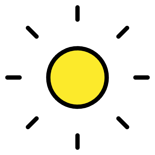 Dim Button Emoji from OpenMoji Set