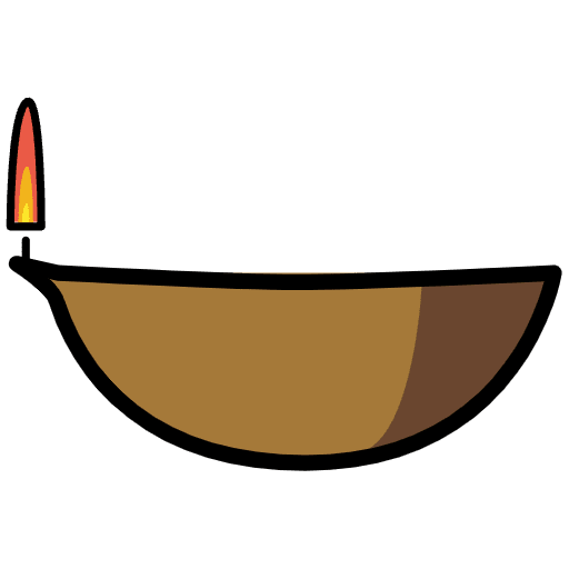 Diya Lamp Emoji from OpenMoji Set