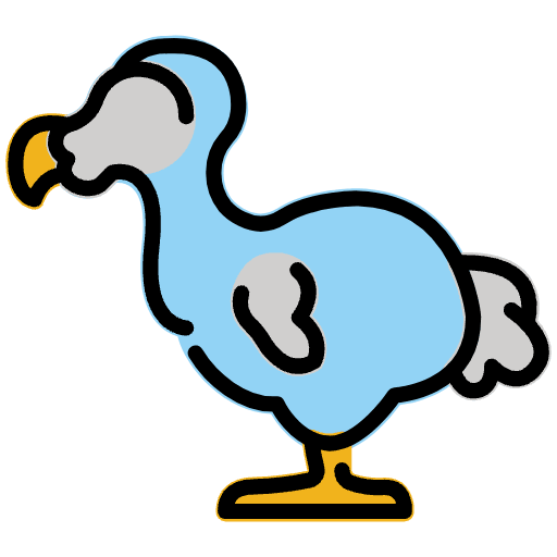 Dodo Emoji from OpenMoji Emoji Set
