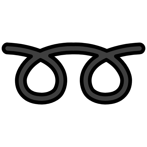 Double Curly Loop Emoji from OpenMoji Emoji Set