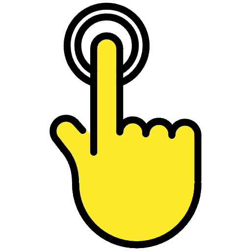 Double Tap Emoji from OpenMoji Set