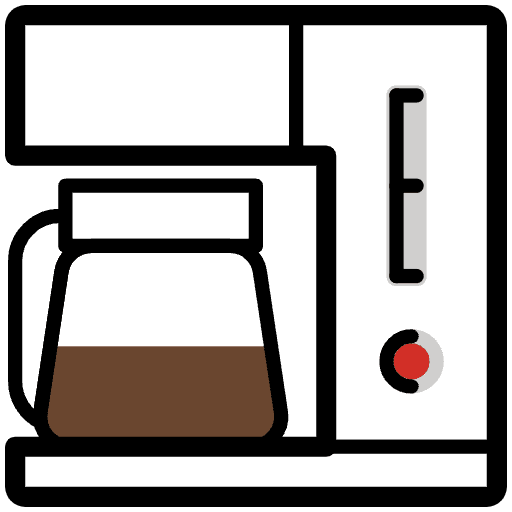 Drip Coffee Maker Emoji from OpenMoji Set