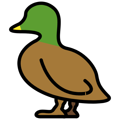 Duck Element from OpenMoji Emoji Set