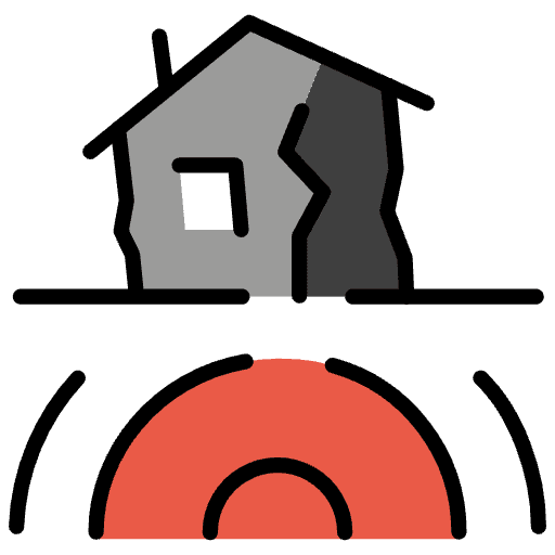 Earthquake Emoji from OpenMoji Emoji Set