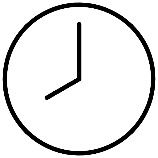 Eight O’clock Emoji from OpenMoji Set