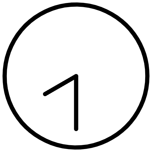 Eight Thirty Emoji from OpenMoji Emoji Set