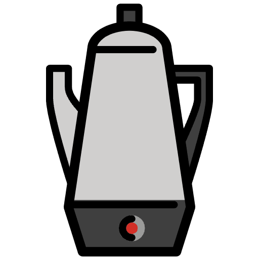 Electric Coffee Percolator Emoji from OpenMoji Set