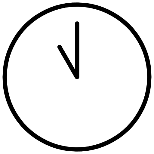 Eleven O’clock Element from OpenMoji Emoji Set