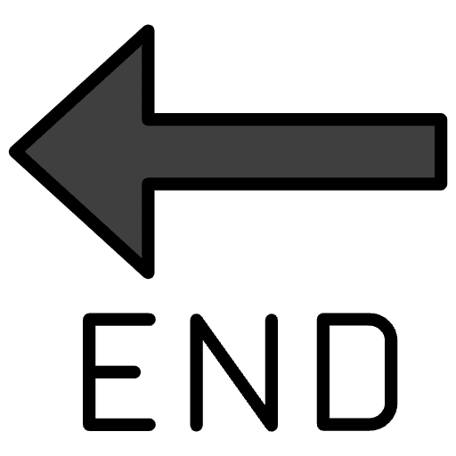 End Arrow Emoji from OpenMoji Set