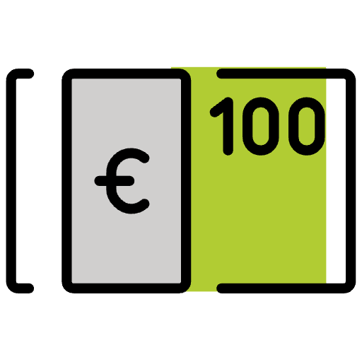Euro Banknote Element from OpenMoji Emoji Set