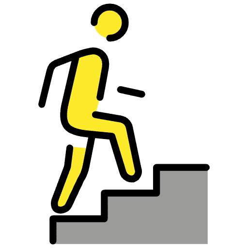 Evacuate Vertical Emoji from OpenMoji Emoji Set