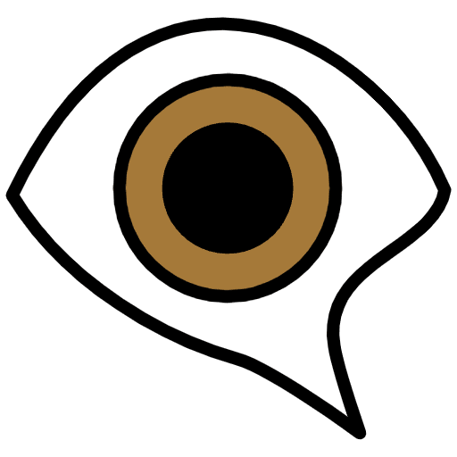 Eye In Speech Bubble Emoji from OpenMoji Emoji Set
