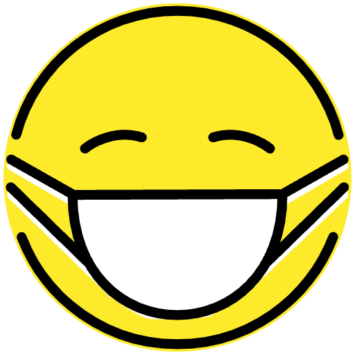 Face With Medical Mask Emoji from OpenMoji Set